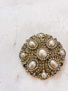 Spilla Vintage con perle