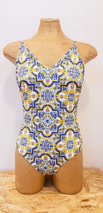 Coast Capri - majolica one-piece swimsuit - Size M/L