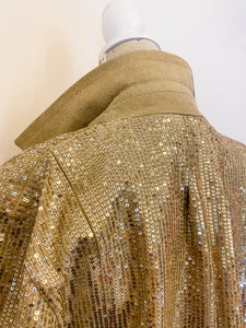 Christian Dior - Giacca in pelle e paillettes